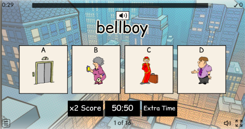 Hotel ESL Interactive Vocabulary Quiz Show