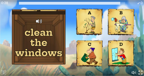 Household Chores Interactive Open The Box Worksheet