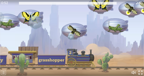 Insects ESL Vocabulary Balloon Pop Game