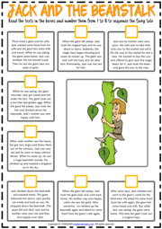 jack and the beanstalk esl reading comprehension worksheets
