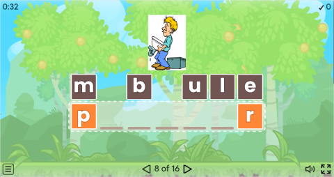 Jobs Vocabulary ESL Interactive Anagram