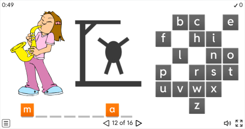 Jobs Vocabulary ESL Interactive Hangman Game