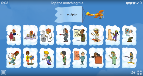 Jobs ESL Interactive Find The Match Worksheet