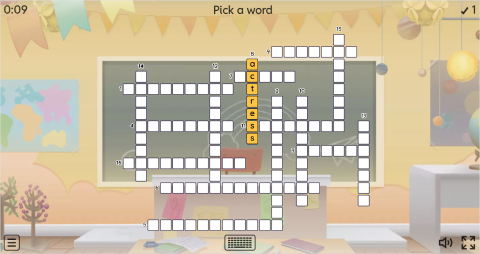 Jobs Vocabulary ESL Interactive Crossword Puzzle