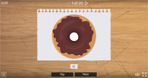 Junk Food ESL Interactive Vocabulary Flashcards