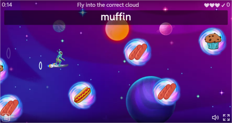 Junk Food ESL Vocabulary Airplane Game
