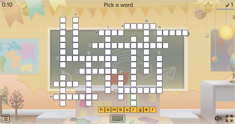 Junk Food ESL Interactive Crossword Puzzle