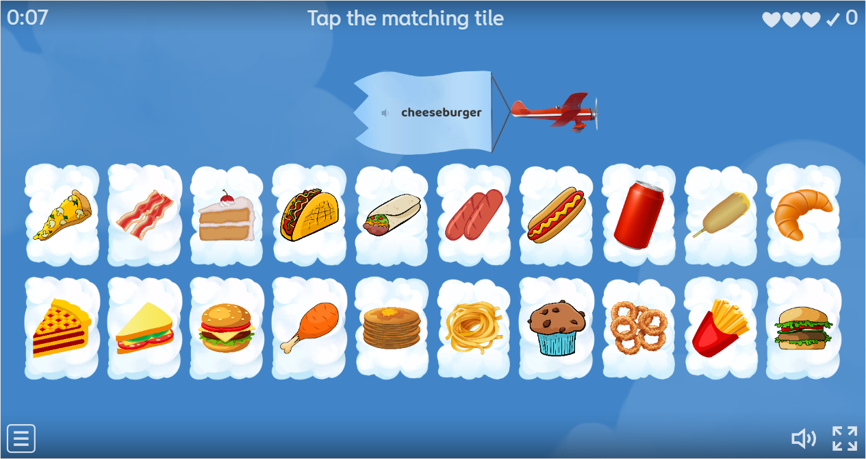 Match Junk Junk Food ESL Interactive Find The Match Worksheet