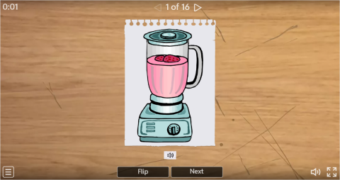 Kitchen Appliances ESL Interactive Vocabulary Flashcards