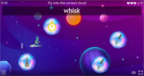 Kitchen Utensils ESL Vocabulary Airplane Game