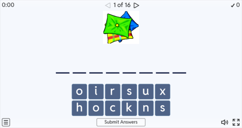 Living Room Objects ESL Spell The Word Worksheet
