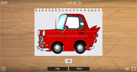 Means of Transport ESL Interactive Vocabulary Flashcards