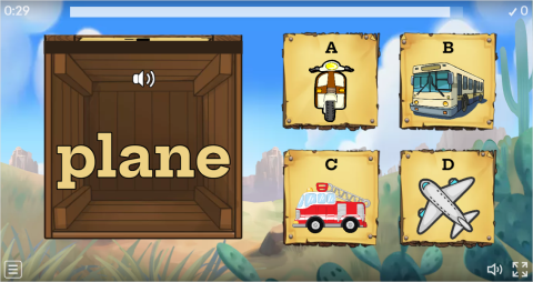 Means of Transport Interactive Open The Box Worksheet