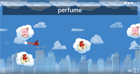 Mother's Day ESL Vocabulary Airplane Game