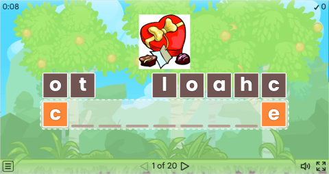 Mother's Day Vocabulary ESL Interactive Anagram