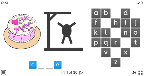 Mother's Day ESL Interactive Hangman Game