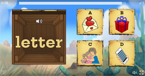 Mother's Day ESL Interactive Open The Box Worksheet