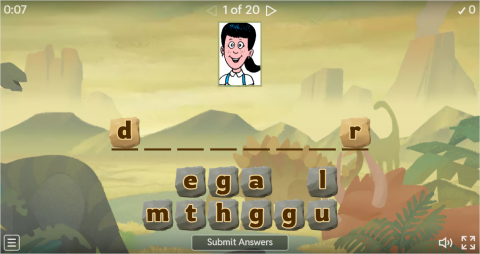 Mother's Day ESL Interactive Spell The Word Worksheet