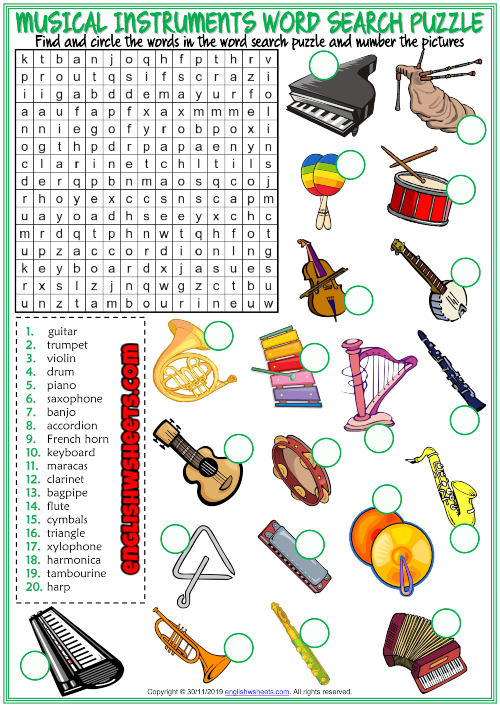 musical-instruments-esl-word-search-puzzle-worksheet