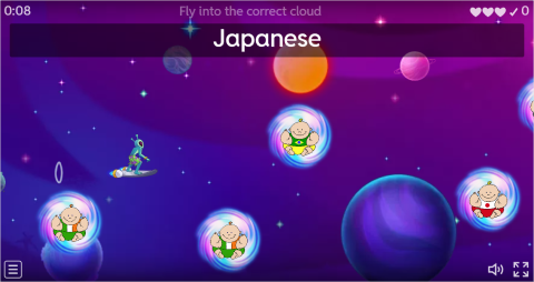 Nationalities ESL Vocabulary Airplane Game