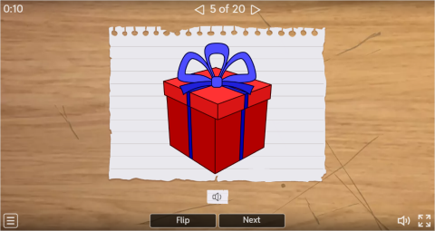 New Year's Eve ESL Interactive Vocabulary Flashcards