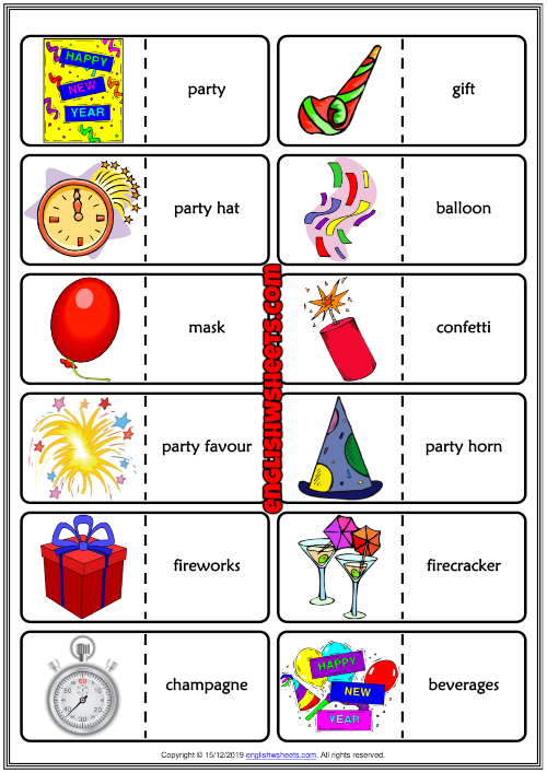 New year esl lesson. Toys domino printable. new years eve vocabulary. new year domino. new year&#039;s eve vocabulary english.