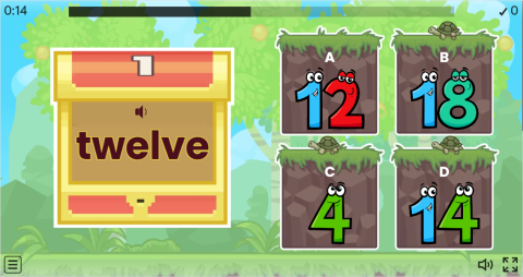 Numbers ESL Interactive Open The Box Worksheet