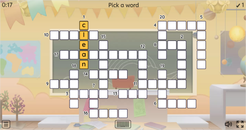 Opposite Adjectives ESL Interactive Crossword Puzzle