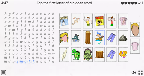 Opposite Adjectives ESL Interactive Wordsearch Puzzle