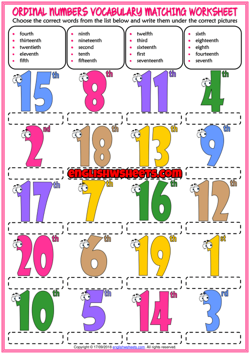 ordinal-numbers-esl-printable-matching-exercise-worksheet-for-kids
