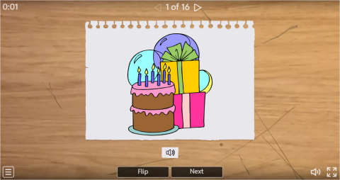 Party Types ESL Interactive Vocabulary Flashcards