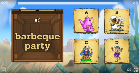 Party Types ESL Interactive Open The Box Worksheet