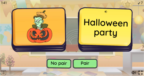 Party Types ESL Pair or No Pair Worksheet