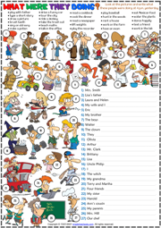 past continuous tense esl writing activity worksheet