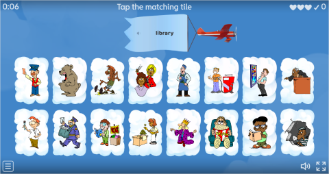 Places In A City ESL Interactive Find The Match Worksheet