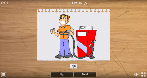 Places In A City ESL Interactive Vocabulary Flashcards