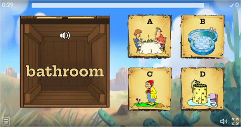 Places in a House Interactive Open The Box Worksheet