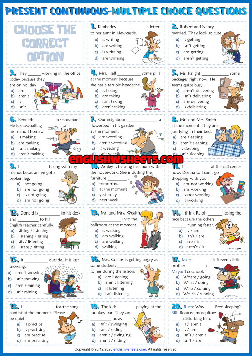 four-tenses-esl-multiple-choice-test-worksheet-english-books-for-kids-english-grammar-for-kids