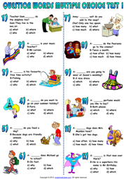questions esl printable worksheets and exercises