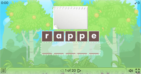 School Supplies Vocabulary ESL Interactive Anagram