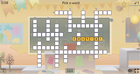 Shopping ESL Interactive Crossword Puzzle