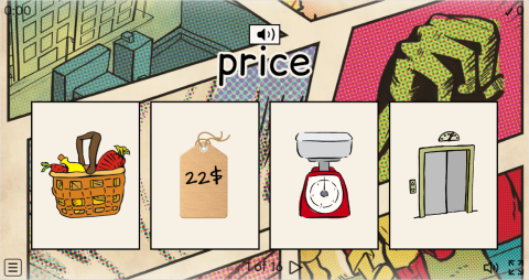 Shopping ESL Interactive Vocabulary Quiz