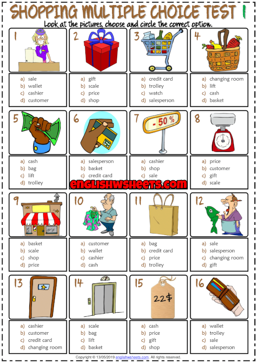 shopping-vocabulary-esl-multiple-choice-tests-for-kids