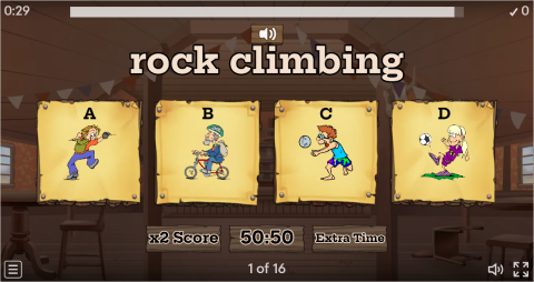 Sports ESL Interactive Vocabulary Quiz Show