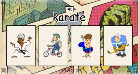 Sports ESL Interactive Vocabulary Quiz