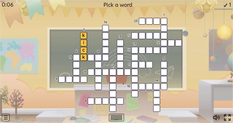 Sports Verbs ESL Interactive Crossword Puzzle