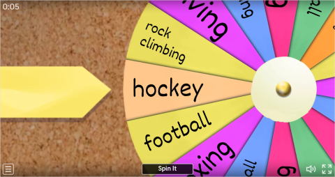 Sports ESL Interactive Vocabulary Worksheets (A)