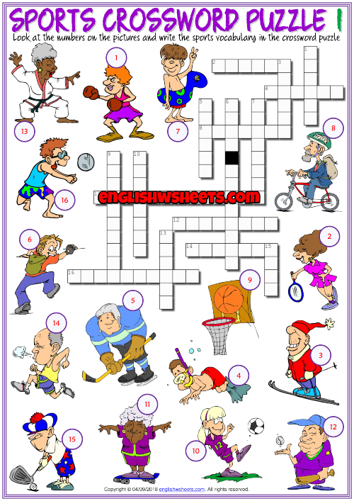 Puzzle sports crossword Crossword Puzzles