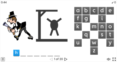 Thanksgiving ESL Interactive Hangman Game