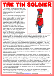 The Tin Soldier ESL Reading Text Worksheet For Kids